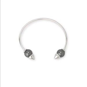 Stella & Dot Pearl Spike Cuff - Silver